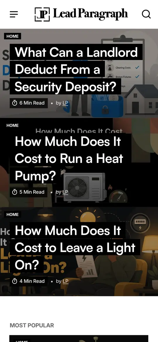 Lead Paragraph on phone