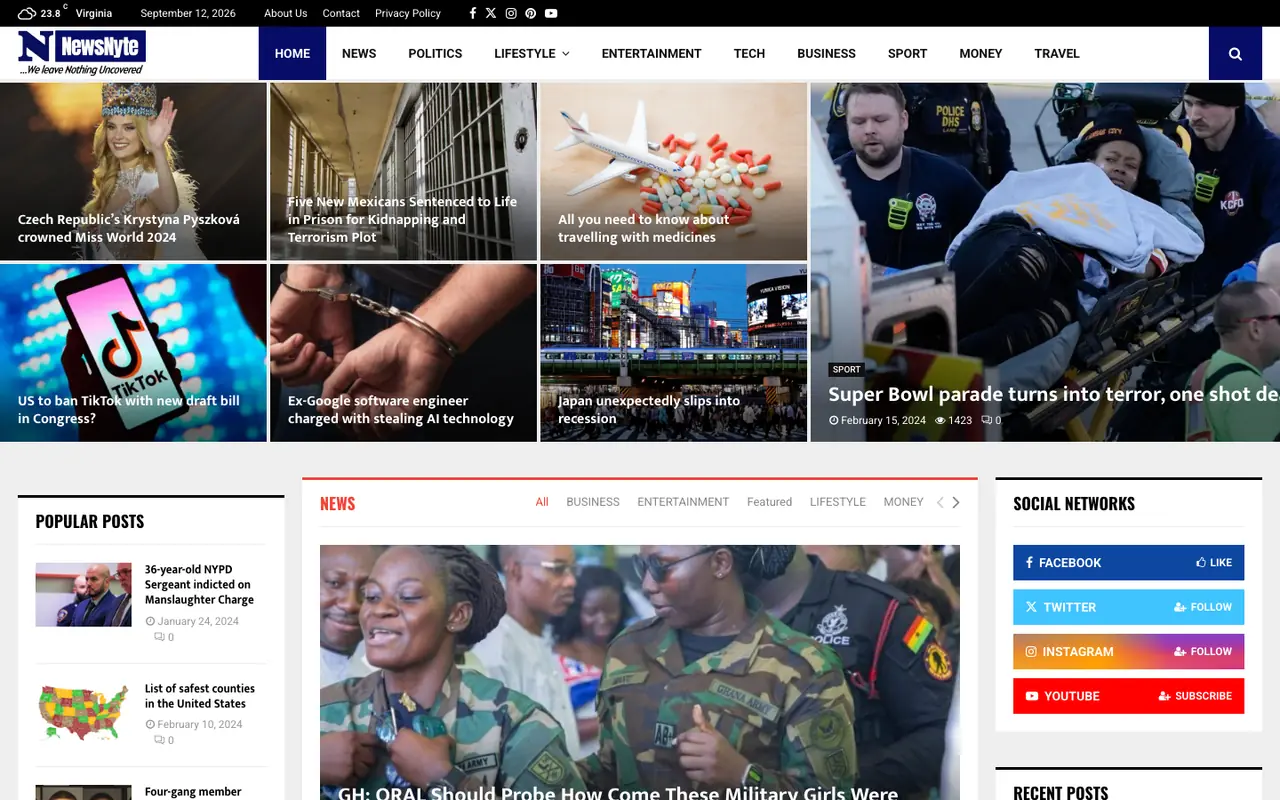 NewsNyte on desktop